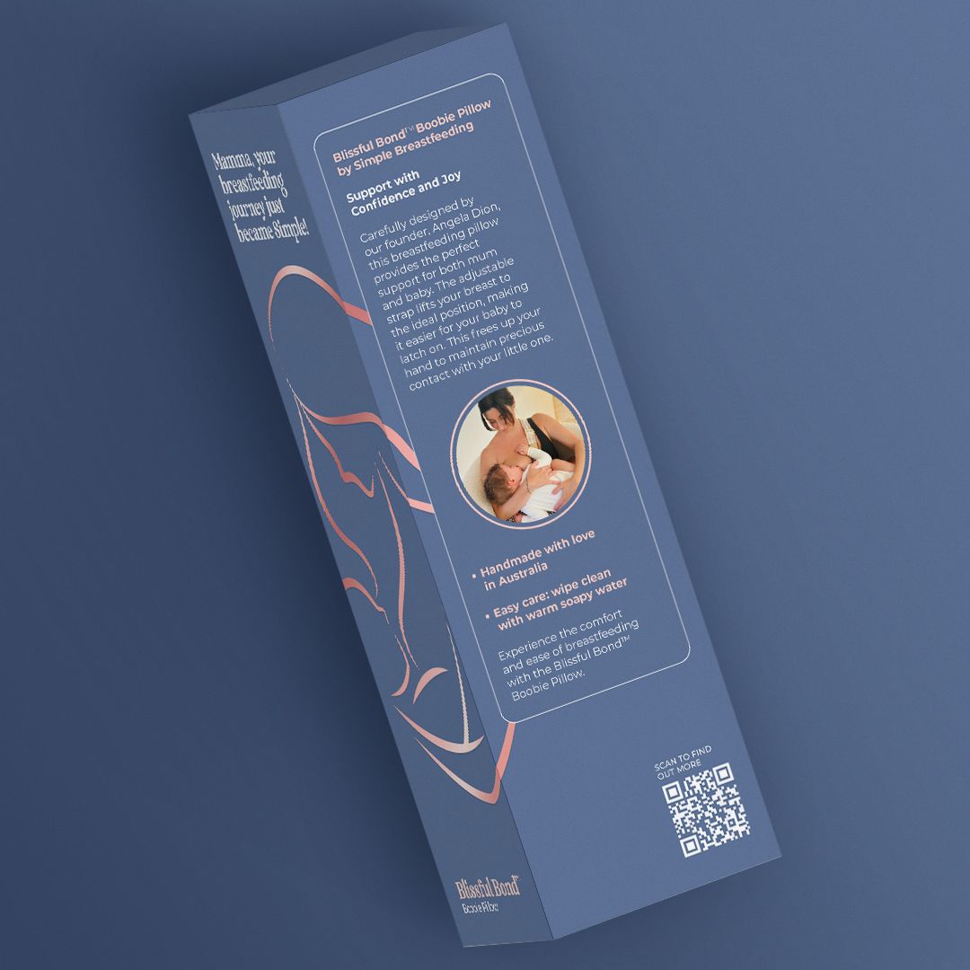 Blissful Bond® Boobie Pillow - with Pink Strap