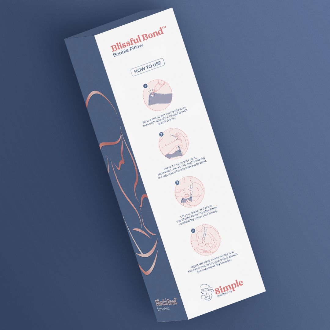 Blissful Bond® Boobie Pillow - with Pink Strap