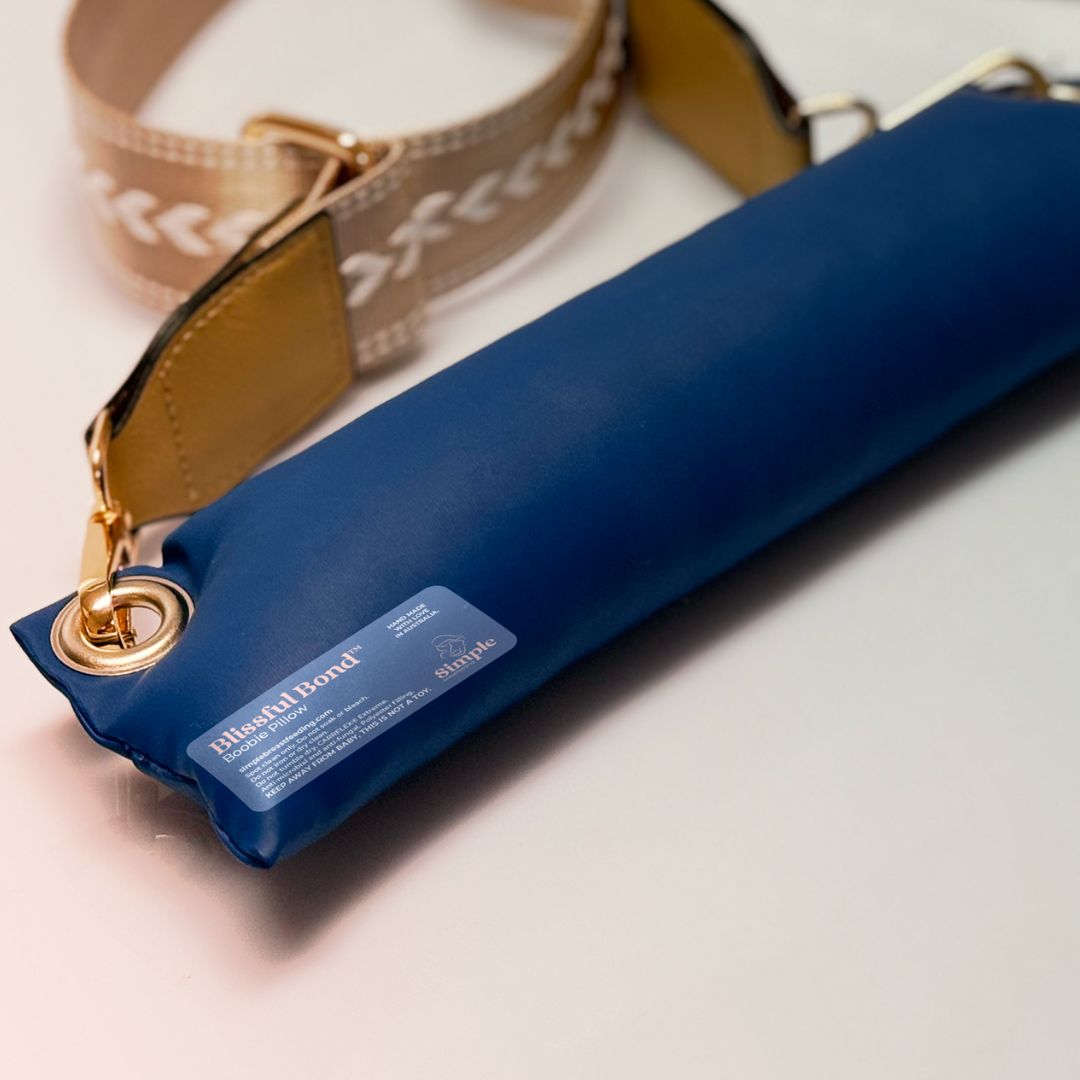 Blissful Bond® Boobie Pillow - with Gold Strap