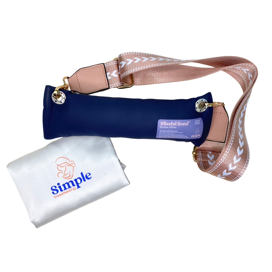 Blissful Bond® Boobie Pillow - with Pink Strap