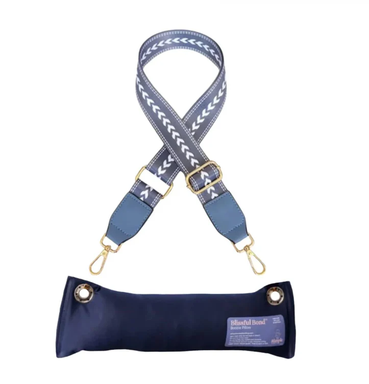 Blissful Bond® Boobie Pillow - with Blue Strap