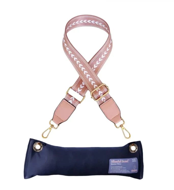 Blissful Bond® Boobie Pillow - with Pink Strap