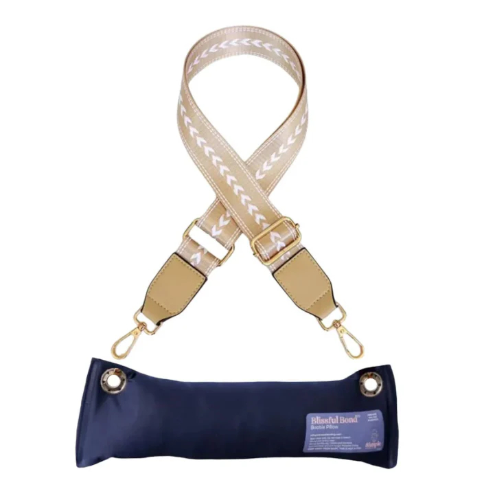Blissful Bond® Boobie Pillow - with Gold Strap
